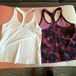 Lululemon size 8 work out tops